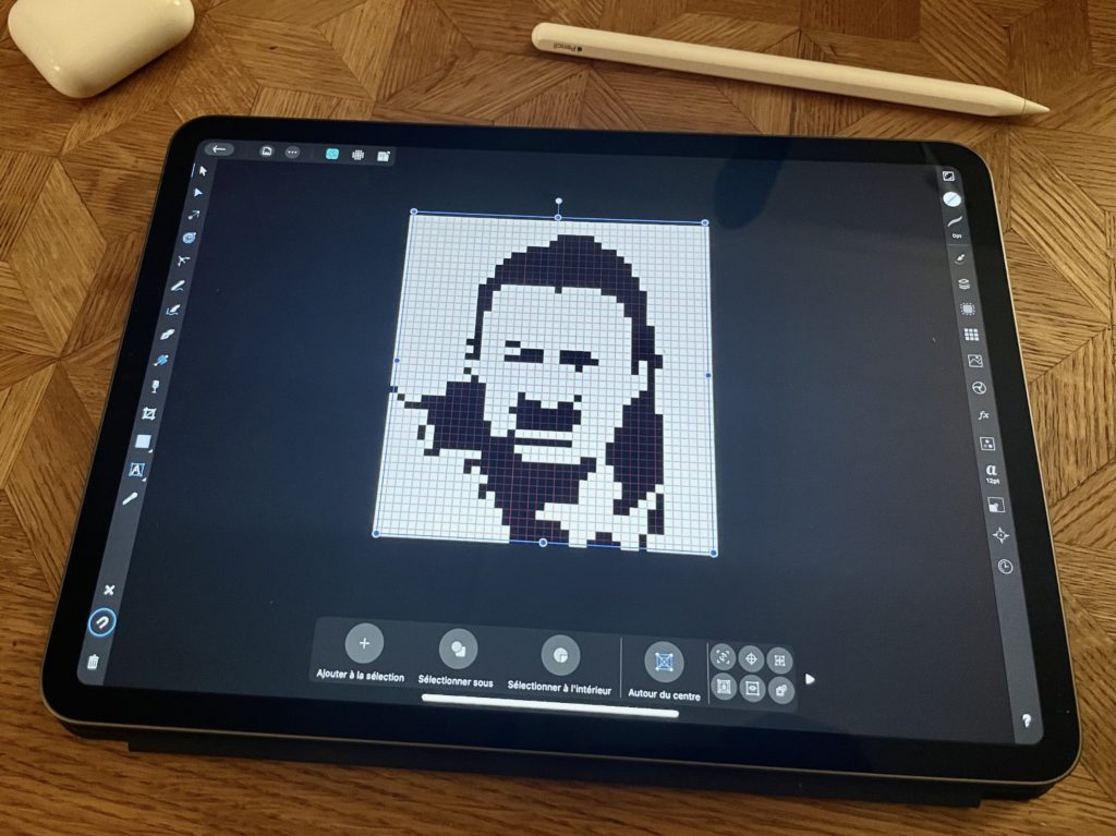 Je teste le pixel art