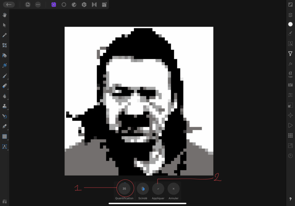 Je teste le pixel art